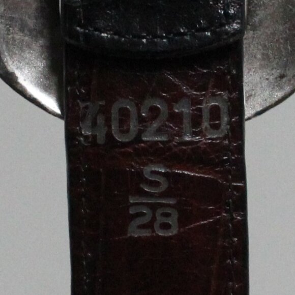 Brighton 40210 Small 28 Two Tone Reversible Black‎ & Brown Women's Belt - Picture 5 of 11